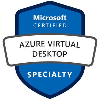 Azure Virtual Desktop Specialty Microsoft certification badge